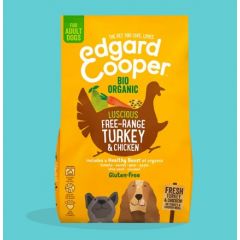Edgard & Cooper Adult Hondenvoer Biologisch Kalkoen & Kip 7kg