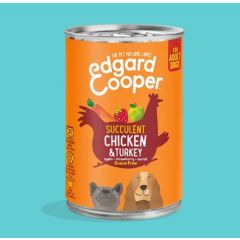 Edgard & Cooper Adult Hondenvoer (blik) Kip & Kalkoen 400 g