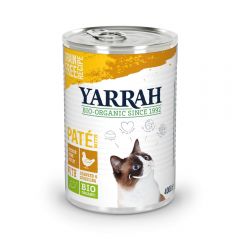 Yarrah Biologisch kattenvoer paté met kip 400 g
