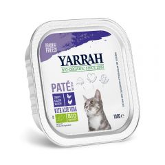 Yarrah Biologisch kattenvoer paté met kip en kalkoen