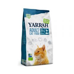 Yarrah Biologisch Adult kattenvoer met vis 2400 gram